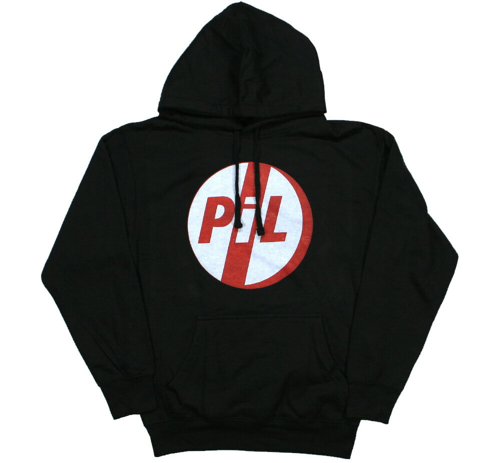 Public Image Ltd / PiL Logo Hoodie (Black) - パブリック・イメージ・リミテッド フーディ, プルオーバー パーカ