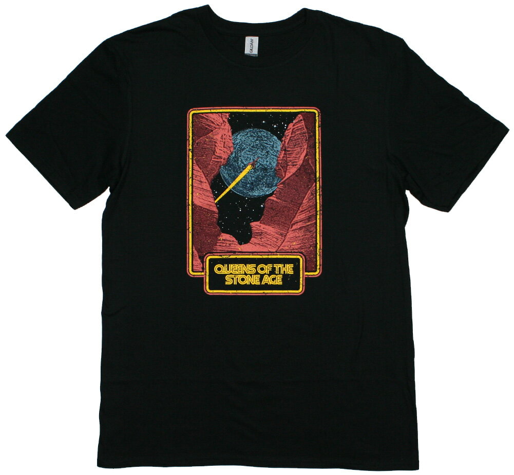 Queens of the Stone Age / Canyon Tee (Black) - クイーンズ・オブ・ザ・ストーン・エイジ Tシャツ