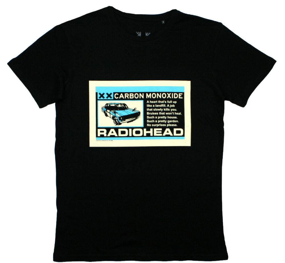 Radiohead / No Surprises Tee (Black) - fBIwbh TVc