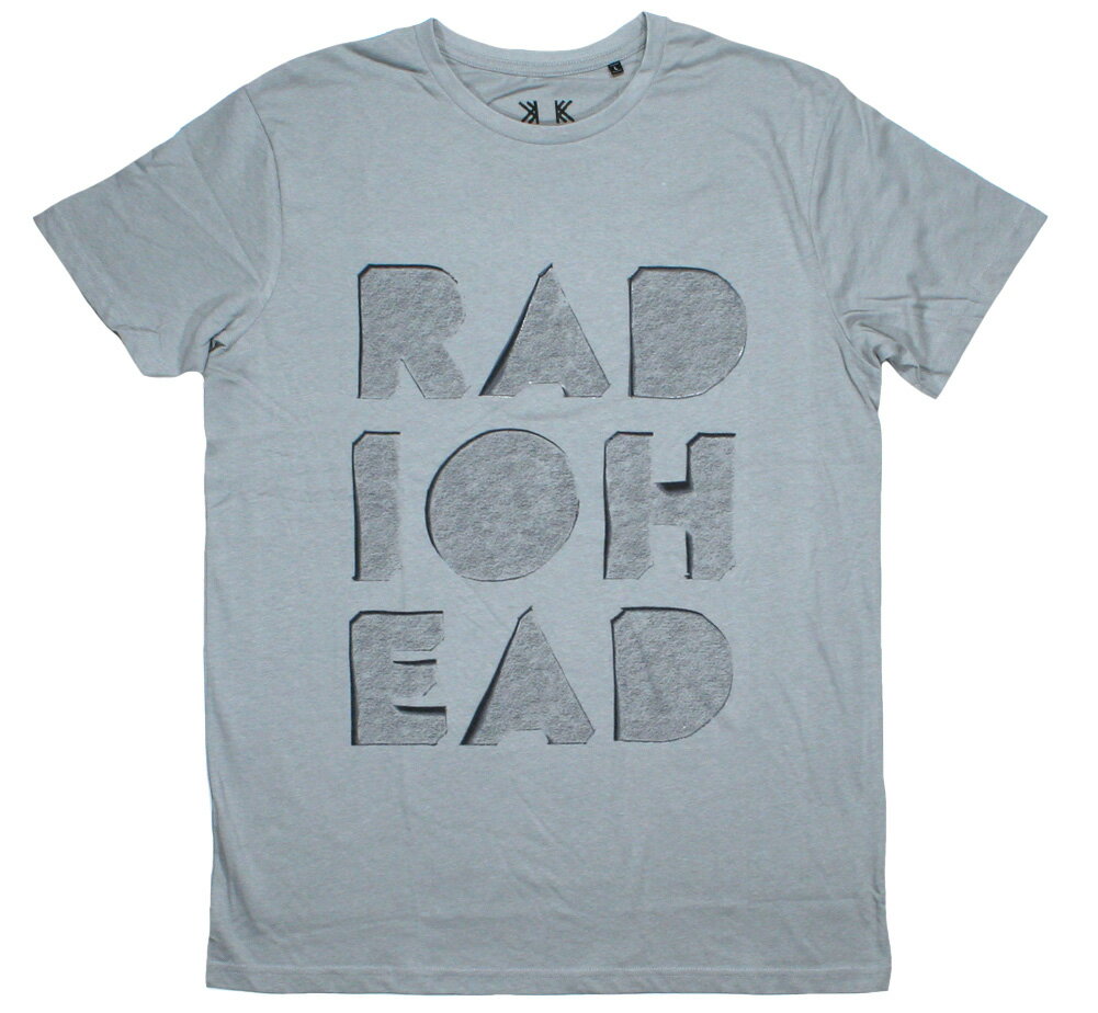 Radiohead / Note Pad Tee 5 (Grey) - レディオヘッド Tシャツ