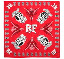 [Rat Fink] Rat Fink Bandanna (Red) - ラット・フィンク バンダナ