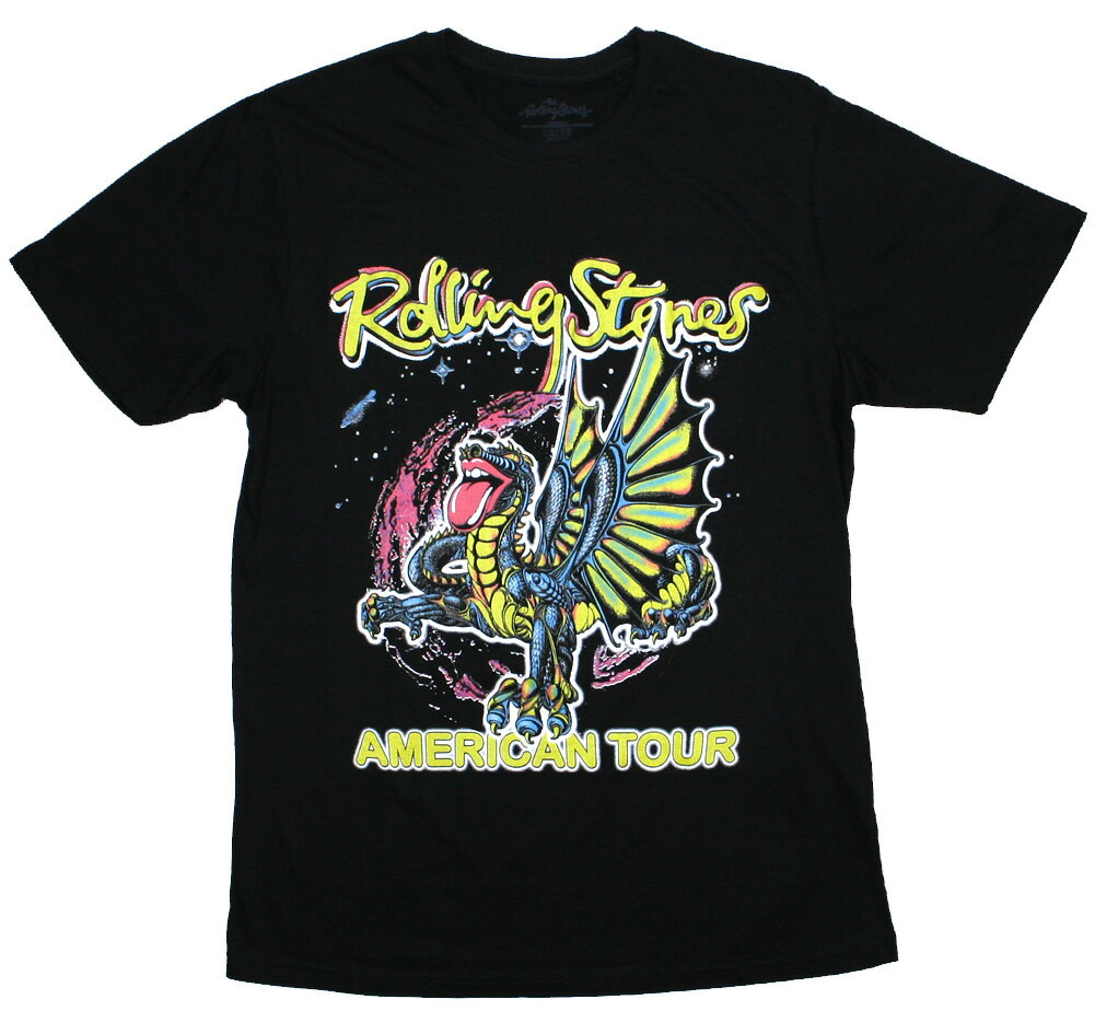 The Rolling Stones / American Tour (Dragon) Tee (Black) - ザ・ローリング・ストーンズ Tシャツ