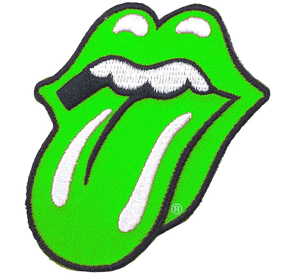 The Rolling Stones / Classic Tongue Woven Patch 3 (Green) - 󥰡...