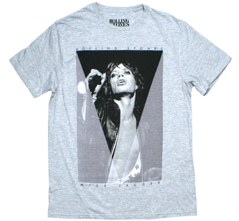 The Rolling Stones / Mick Jagger Tee 3 (Heather Grey) - ザ ローリング ストーンズ / ミック ジャガー Tシャツ