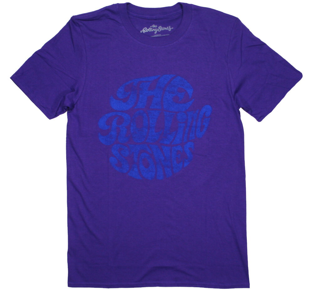 The Rolling Stones / Vintage 1970s Logo Tee 6 (Purple) - UE[OEXg[Y TVc