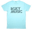 Roxy Music / Disco Logo Tee (Sky Blue) - ロキシー ミュージック Tシャツ