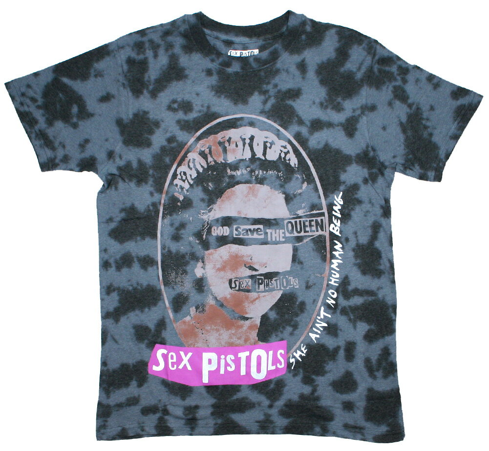 Sex Pistols / God Save The Queen Dip-Dye Tee (Vintage Black) - ZbNXEsXgY TVc