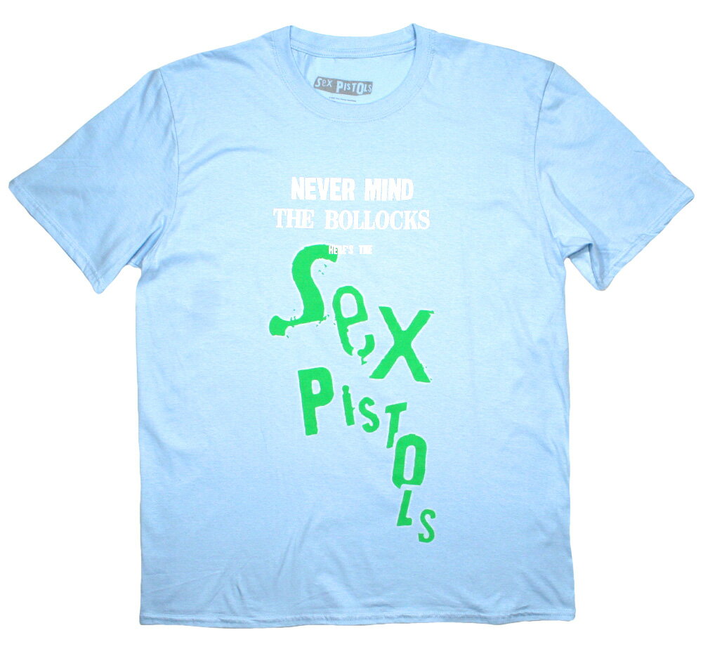 Sex Pistols / Never Mind The Bollocks Tee 5 (Light Blue) - ZbNXEsXgY TVc