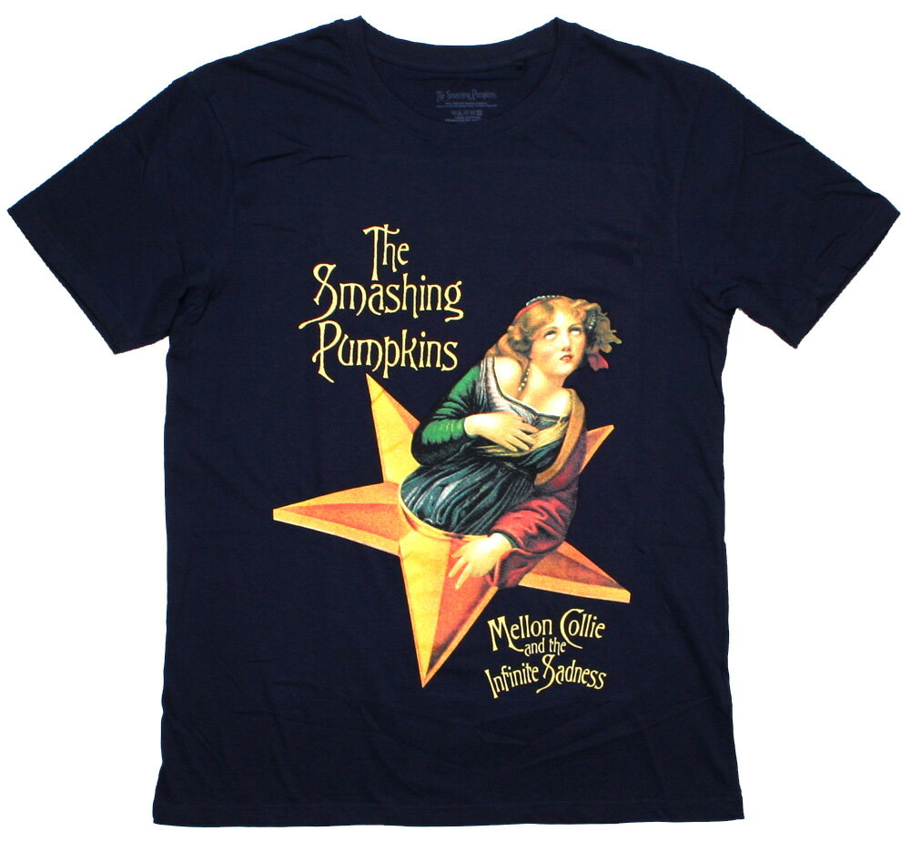 The Smashing Pumpkins / Mellon Collie and the Infinite Sadness Tee (Dark Navy) - スマッシング・パンプキンズ Tシャツ