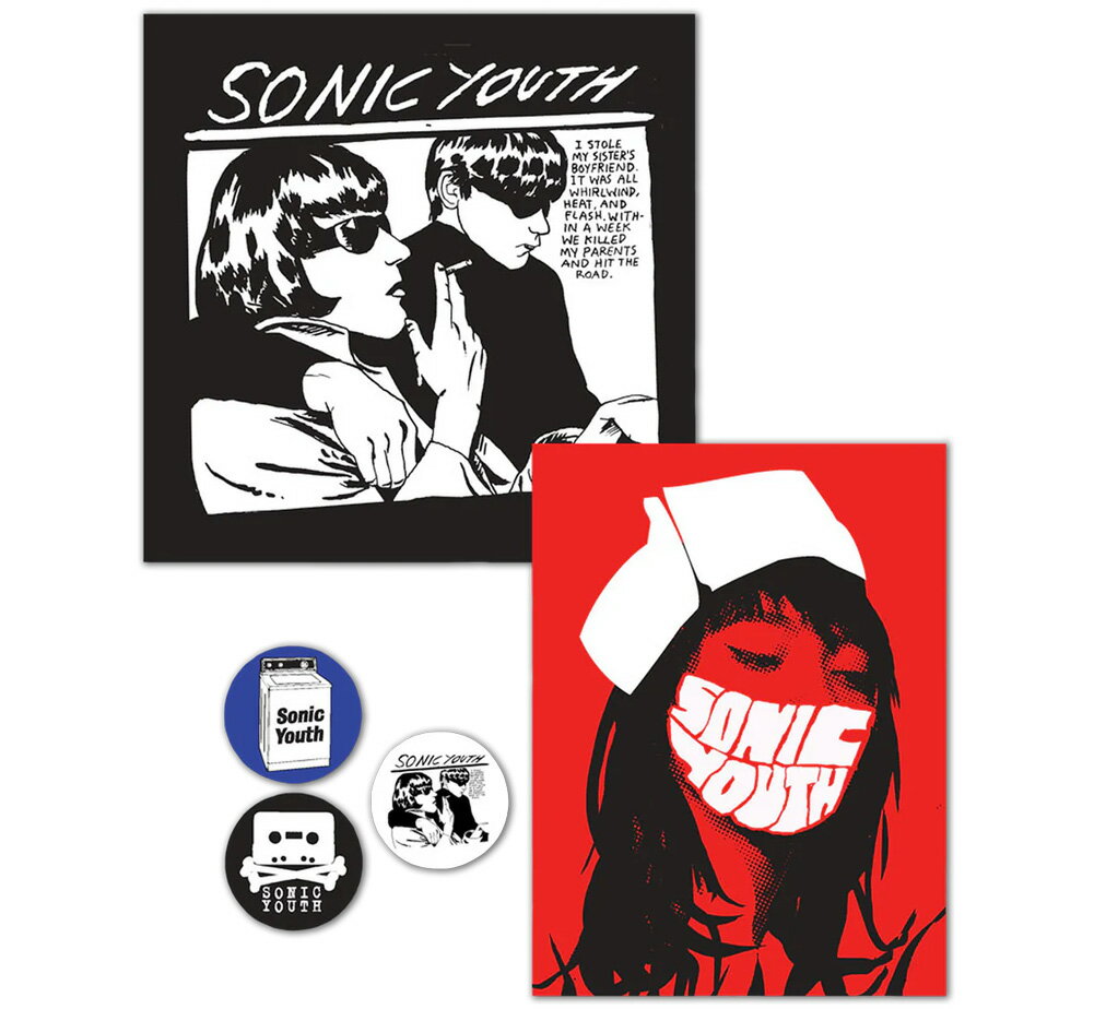 Sonic Youth / Button Sticker Pack - ˥å桼 Хå  ƥå
