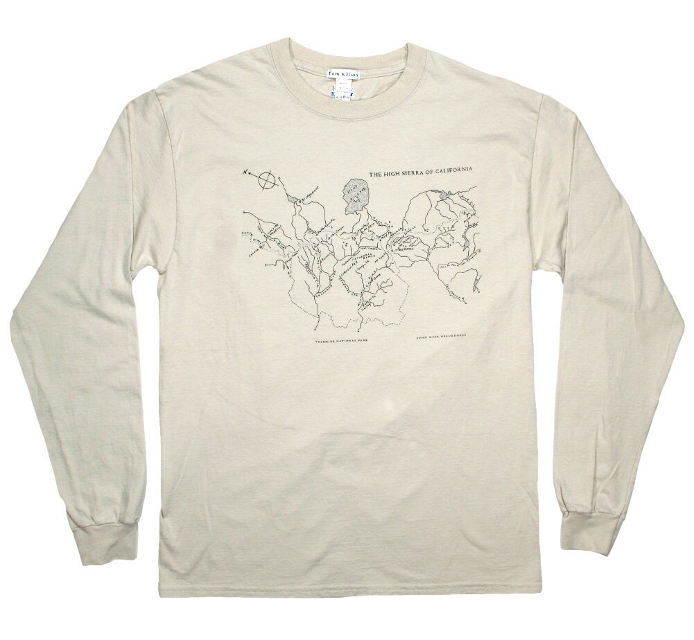 [Tom Killion] The High Sierra of California Long Sleeved Tee 2 (Beige) - gELI OX[u TVc / UEnCEVFEIuEJtHjA