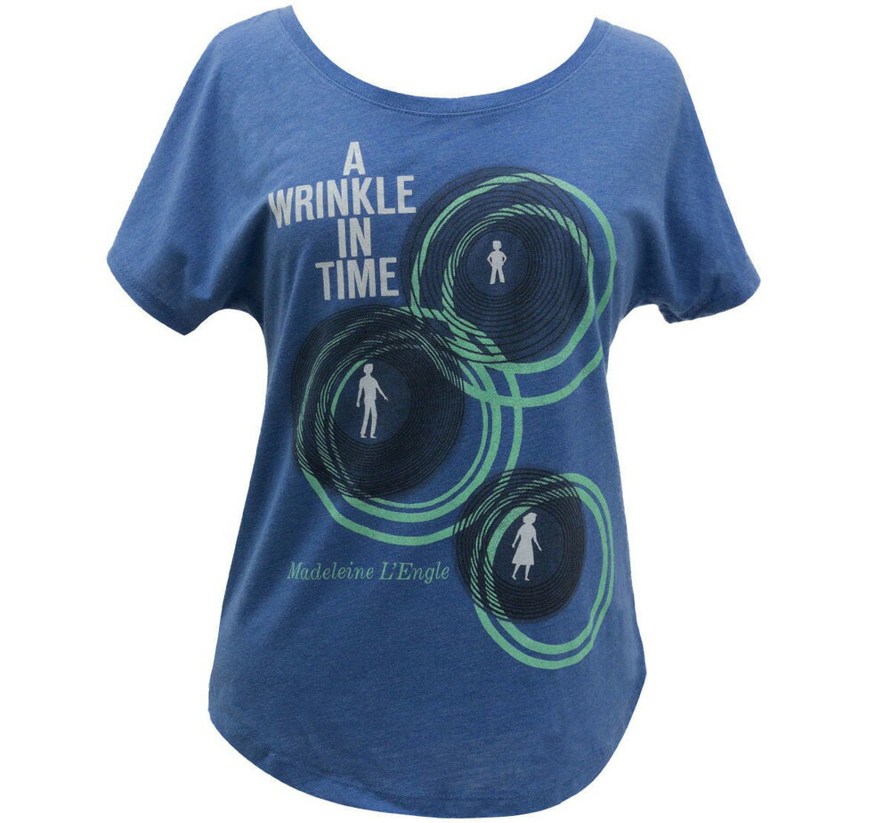 [Out of Print] Madeleine L'Engle / A Wrinkle in Time Womens Relaxed Fit Tee (Vintage Royal Blue) - [アウト・オブ・プリント] 五次元世界のぼうけん Tシャツ