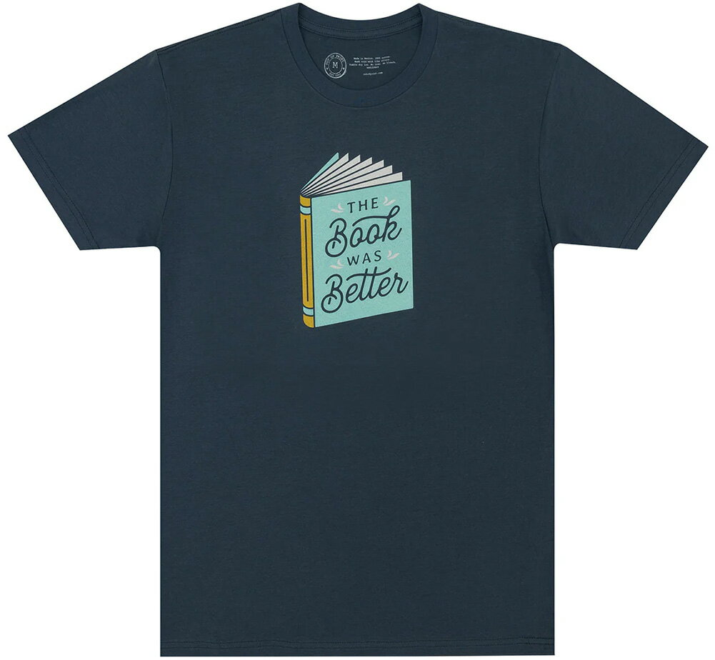 Rakuten - [Out of Print] The Book Was Better Tee (Indigo) - Out of Print x Nerdy Ink コラボレーション Tシャツ