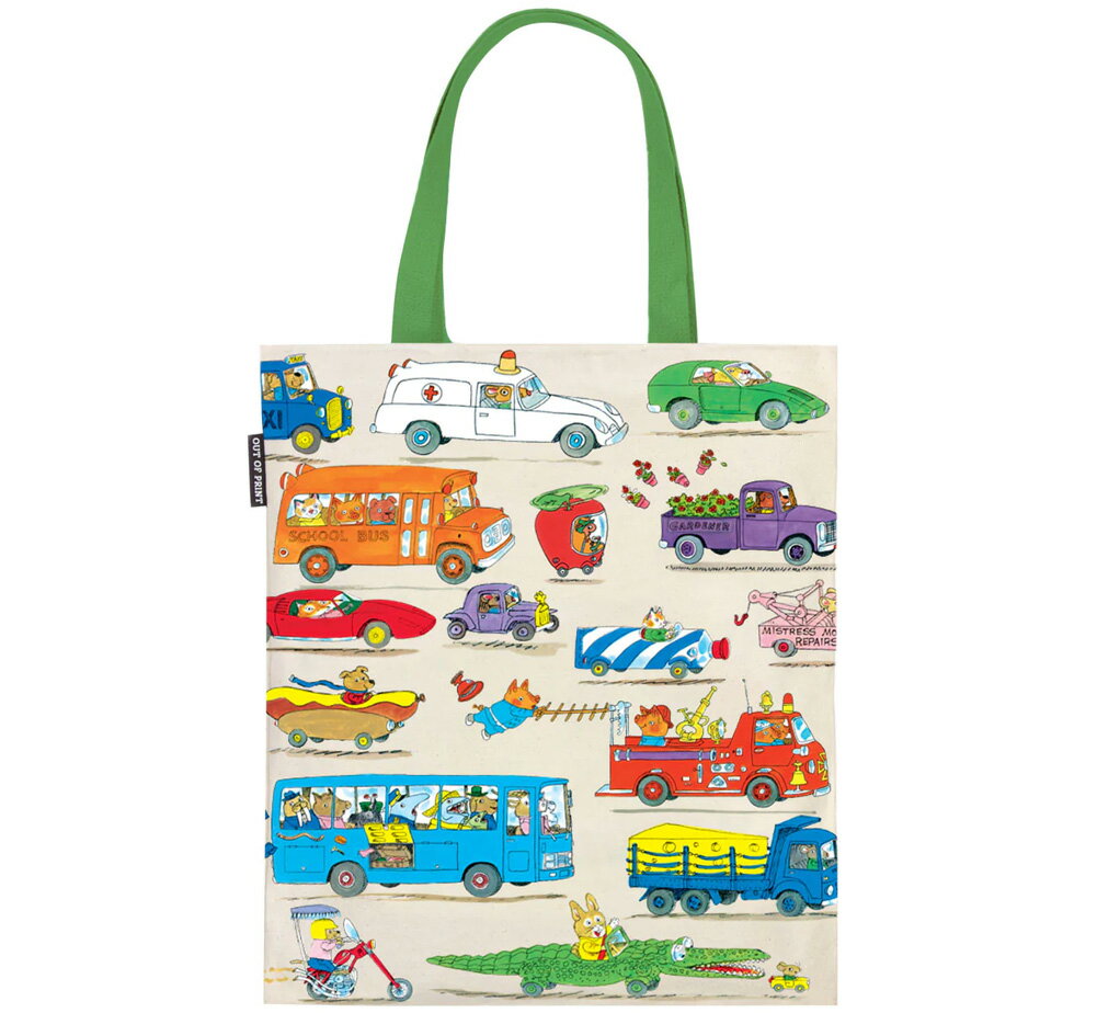 Out of Print Richard Scarry / Cars and Trucks and Things That Go Tote Bag - アウト オブ プリント リチャード スキャリー トートバッグ