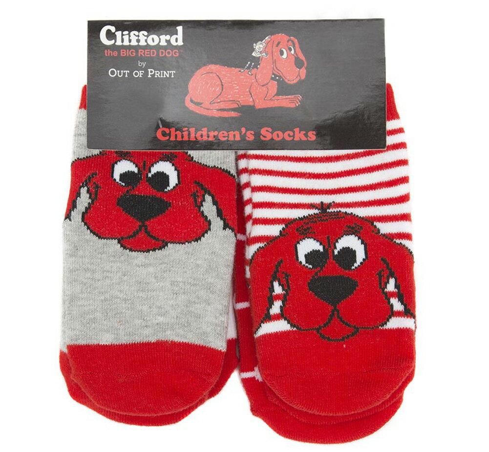 [Out of Print] Norman Bridwell / Clifford the Big Red Dog Toddler Sock...