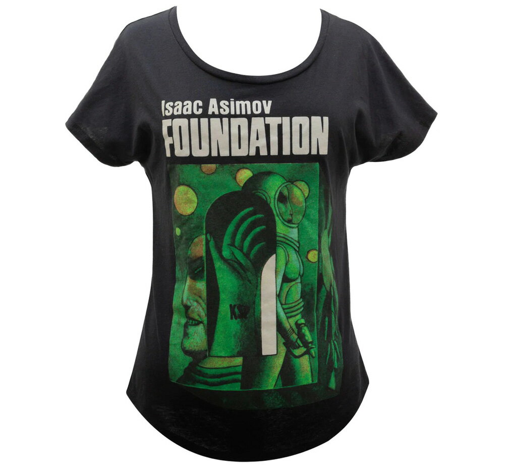 [Out of Print] Isaac Asimov / Foundation Womens Relaxed Fit Tee (Black) - [アウト・オブ・プリン..