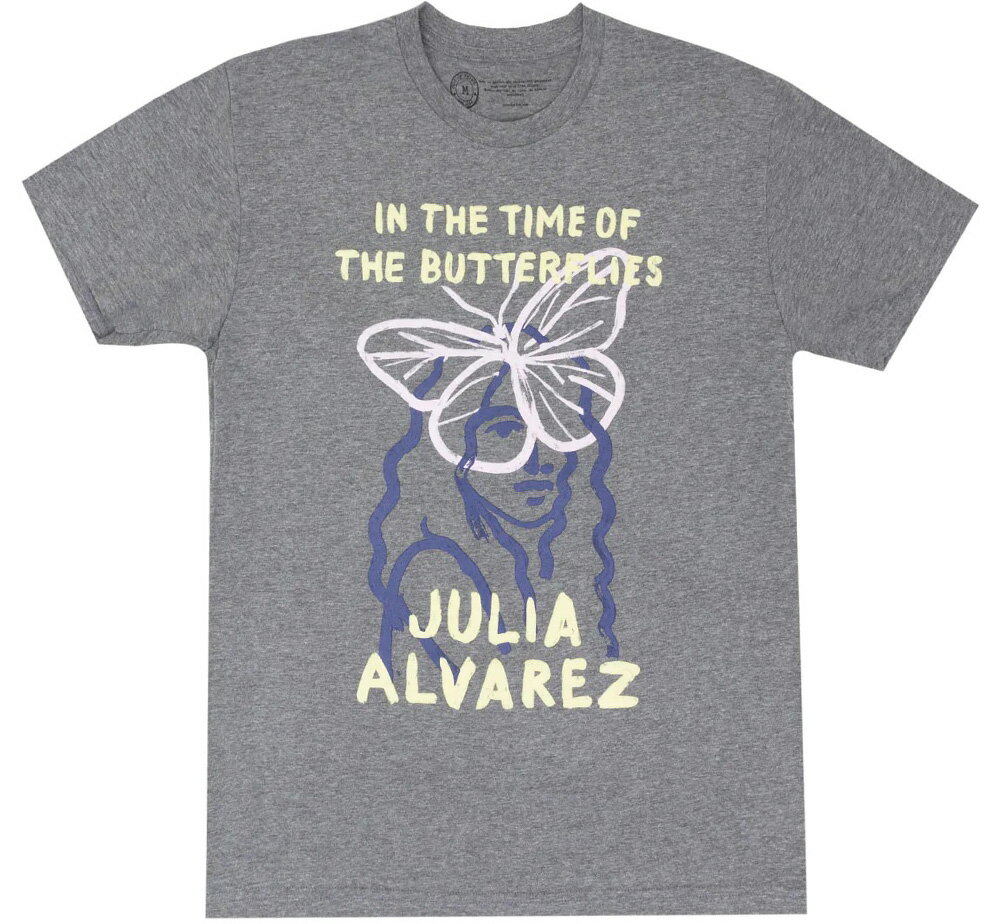 [Out of Print] Julia Alvarez / In the Time of the Butterflies Tee 2 (Heather Grey) - tAEAoX / ̎ TVc