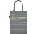 Out of Print Library Card Tote Bag 5 (Gunship Grey) - アウト オブ プリント トートバッグ