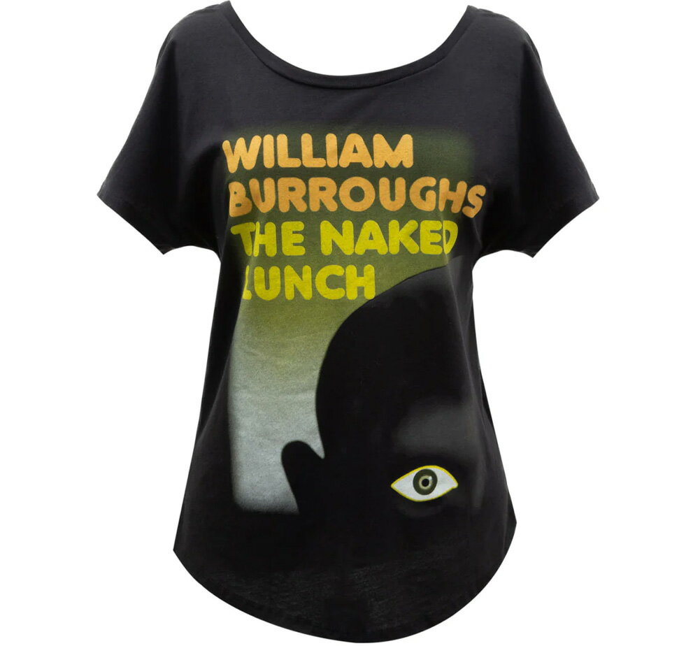 [Out of Print] William S. Burroughs / The Naked Lunch Women's Relaxed Fit Tee 3 (Black)