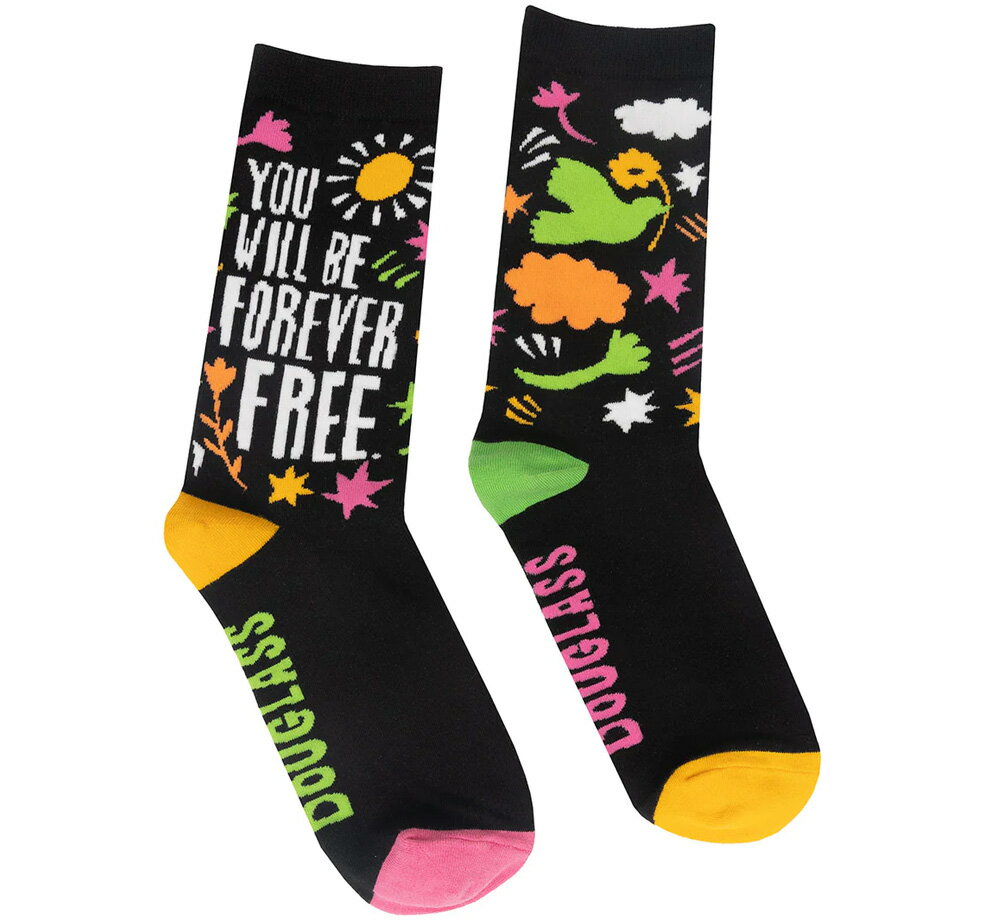 [Out of Print] Frederick Douglass / Once You Learn to Read Socks - [AEgEIuEvg] \bNX