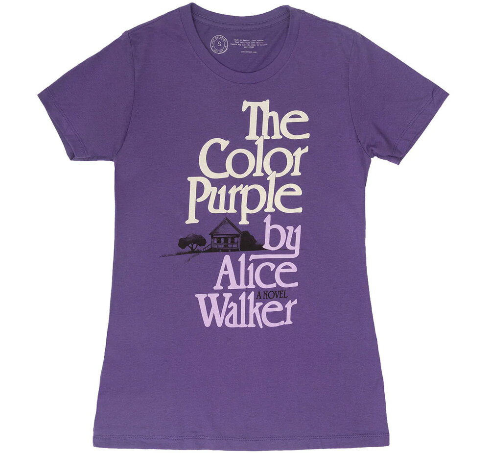 Out of Print Alice Walker / The Color Purple Women 039 s Tee 2 (Purple) - カラーパープル Tシャツ