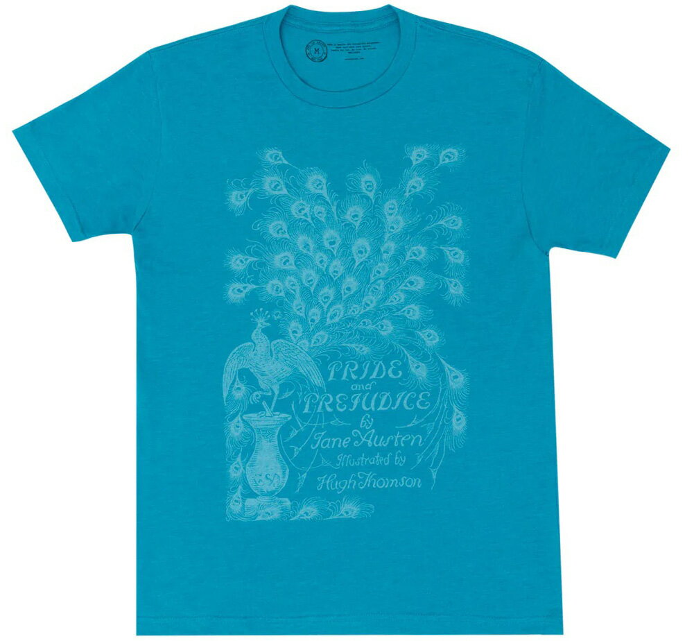 Rakuten - [Out of Print] Jane Austen / Pride and Prejudice Tee 2 (Teal) - 高慢と偏見 Tシャツ