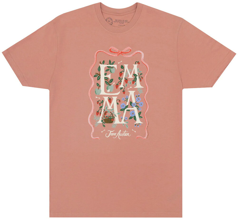 Rakuten - [Out of Print] Jane Austen / Emma Tee (Desert Pink) [Puffin in Bloom] - エマ Tシャツ