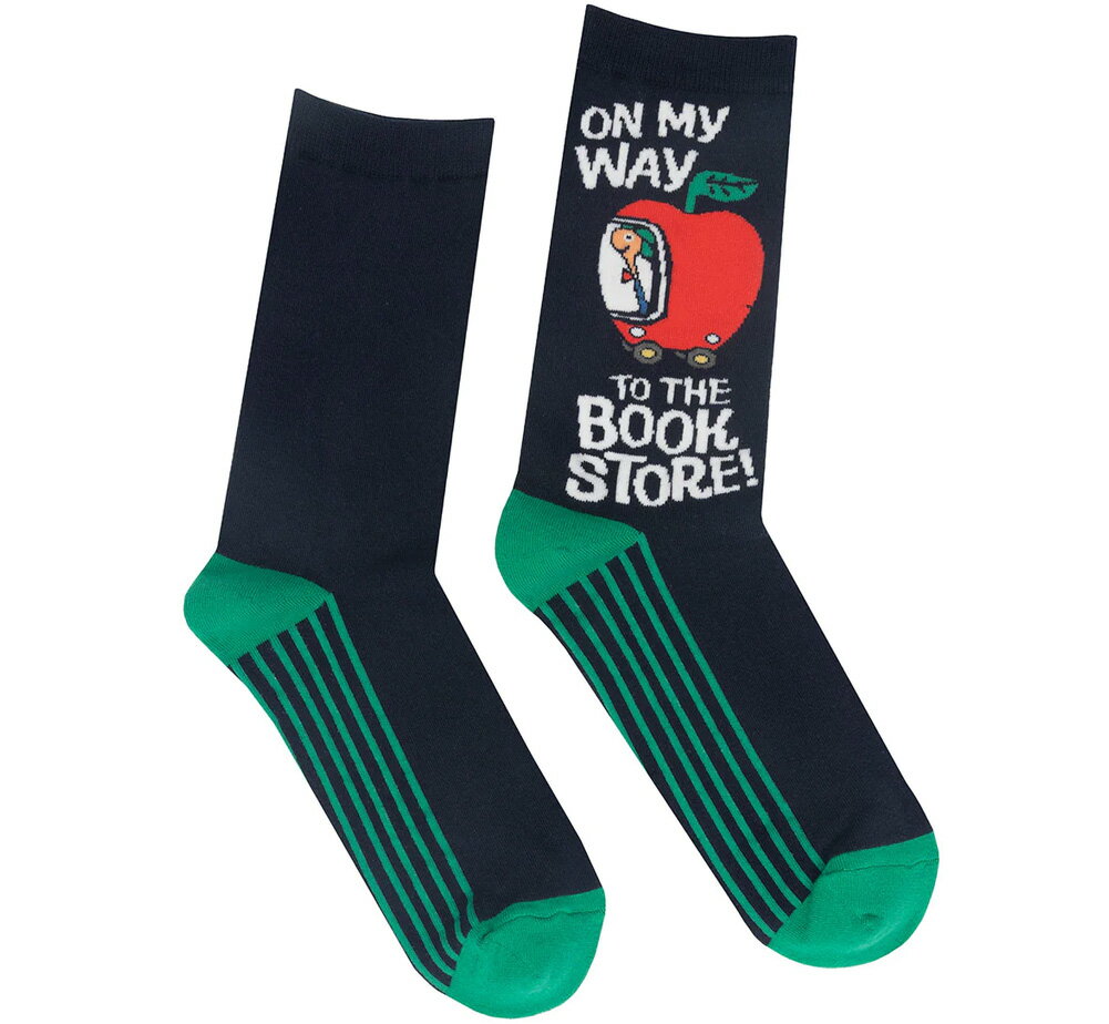 [Out of Print] Richard Scarry / On My Way to the Bookstore Socks - [AEgEIuEvg] \bNX