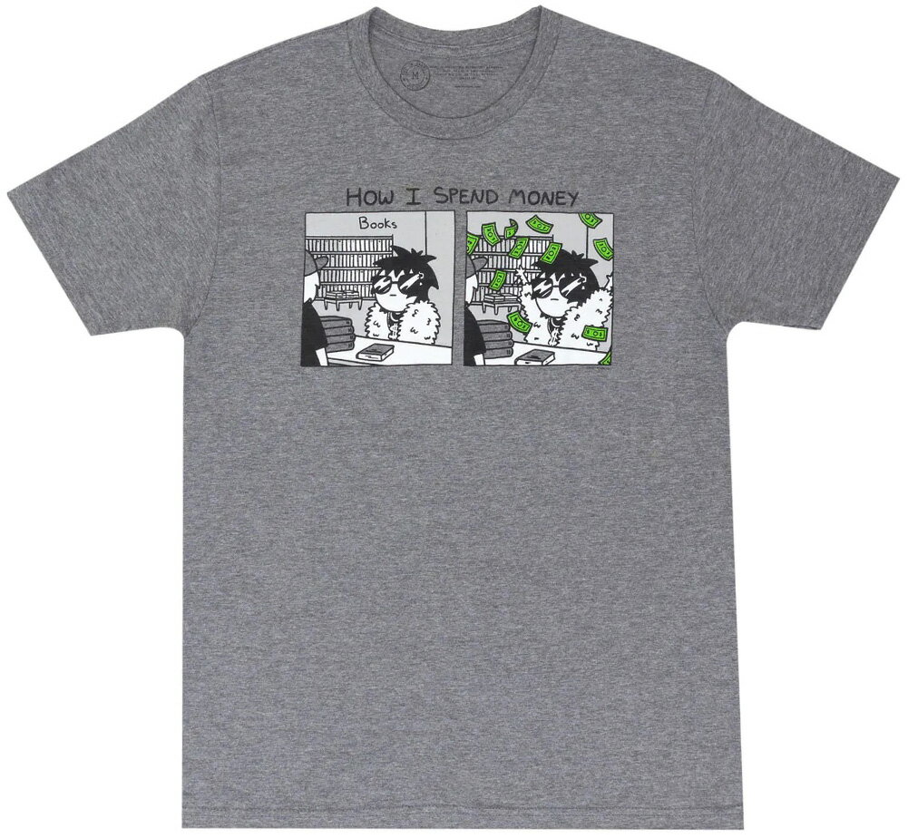 乐天商城 - [Out of Print] Sarah Andersen / Sarah's Scribbles Tee (Heather Grey) - [アウト・オブ・プリント] サラの落書き Tシャツ