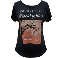 楽天Lury[Out of Print] Harper Lee / To Kill a Mockingbird Womens Relaxed Fit Tee （Black） - [アウト・オブ・プリント] ハーパー・リー / アラバマ物語 Tシャツ