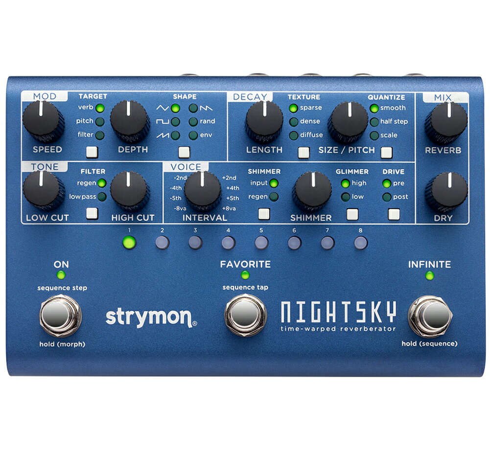 strymon NightSky (Time-Warped Reverberator) - ストライモン エフェクター