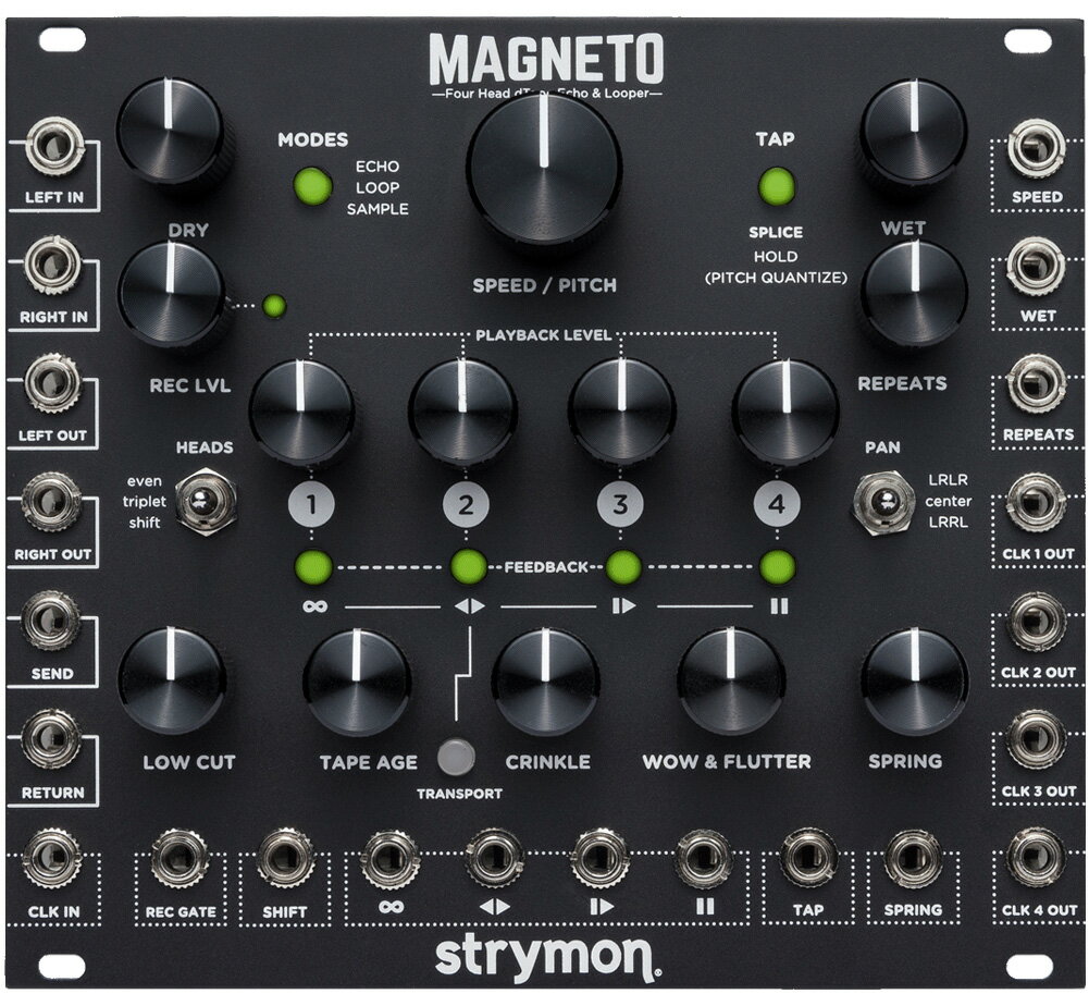 [strymon] MAGNETO [Four Head dTape Echo & Looper]