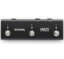 strymon / MultiSwitch Plus Extended Control for Sunset, Riverside, and Volante Multiple Control Modes. MultiSwitch Plusは、足元からstrymonペダル(対象機種のみ)機能へのアクセスを可能にしてくれます。モードや接続機種にもよりますが、プリセットのリコール、バンクの変更、TimeLineルーパーのリモートタップ等が操作できます。 Control up to Three Pedals. MultiSwitch Plusは、TRSケーブル(別売)で3機種までのstrymonが接続できます。Sunset、Riverside、Volanteのプリセットリコール、Flintのタップテンポ、El CapistanのFavoriteスイッチング、Riversideのブーストなど、カスタムセットアップによる操作が可能です。 Instant Preset Access 画像のようにMultiSwitch Plusを接続すると、Sunset、Riverside、Volanteのプリセットを同時に切り替えることができます。 Extend Volante Functionality MultiSwitch PlusとVolanteを接続すると追加のフットスイッチコントロールが可能になります。SPEEDスイッチ、トランスポート、サウンド-オン-サウンド・モードのコントロールが追加できます。ビデオデモをご覧ください。 ■Speed Control MultiSwitch PlusからVolanteのSPEEDスイッチへリモートアクセスできます。メディアのSPEED切り替えにより、音質やマルチオクターブのレイヤーされたサウンドが楽しめます。 ■Transport Control ディレイサウンドのリバース、ポーズ、無限リピートが即座にアクセスできます。 ■Sound On Sound Functions Volanteのサウンド-オン-サウンドの、3つの機能にリモートアクセスできます。このモードでは、MultiSwitch Plusからリバース、ポーズ、無限リピートがコントロールできます。 TimeLine Looper Control シンプルにルーパーコントロールを置き換える、又はREVERSE、1/2スピード再生、Undo/Redoを追加する2つの異なる使用法があります。 ■3-Button Looper MultiSwitch PlusをTimeLineに接続すると、Record/Overdub, Play, Stopが操作できます。これにより、TimeLine本体のTAPスイッチをホールドして、LOOPERモードへアクセスする必要が無くなります。TimeLine本体側のスイッチは、自由にディレイサウンドのコントロールに使用できます。 ■6-Button Looper TimeLine本体のTAPスイッチをHOLDしてLOOPERモードにアクセスした際は、MultiSwitch PlusはREVERSE、1/2スピード再生、Undo/Redoの機能へ割り当てられます。6ボタンルーパーはライブでのルーピングや他の試みを容易にしてくれます。 Remote Control for TimeLine, BigSky, and Mobius MultiSwitch Plus は、TimeLine, BigSky＆Mobiusのプリセット、テンポなどのリモートコントロールが可能です。 ■Explore Banks MultiSwitch Plus は、従来と異なるプリセットバンクの選択方法を提供します。左スイッチでバンクダウン、右スイッチでバンクアップ。中央のスイッチでバンク内のプリセット切り替えが可能です。自由にプリセットを行き来するのに最適です。 ■Recall Presets MultiSwitch Plusをプリセットのリコール用に使用できます。セーブされたプリセットを左右のスイッチから選択できます。中央のスイッチはエフェクトのオン/オフを切り替えます。 ■Remote Tap プリセットのスクロールとタップテンポに使用できます。 TimeLineやMobiusと組み合わせると、その真価を発揮します。左右スイッチでプリセットをスクロールアップ/ダウンして(プリセット切替え)、中央のスイッチでディレイタイム、モジュレーションスピードをタップ入力します。 External Tap, Favorite, Boost, and More MultiSwitch Plusは、多くの機種のstrymonペダルのリモートスイッチングを可能にします。 ■Remote Tap BigSky, Deco, DIG, Flint, Mobius, Timeline, Volanteのタップ入力が可能です。 ■Favorite Switch Brigadier, Deco, DIG, El Capistan, Flint, Lex, Riverside, SunsetのFavoriteスイッチングがリモートアクセスできます。 ■Engage Boost Riversideのブースト機能のリモートスイッチングが可能です。 ■Speed Control LexのFast Rotor Speedのリモートスイッチングが可能です。 spec ■低消費電力で動作するマイクロプロセッサーを使用し、1/4 TRSで双方向のMIDI通信が可能(strymonの1/4”MIDIを使用する機種に対応) ■電源 : 不要 ■アノダイズドアルミシャーシ ■小型軽量設計 ■Designed and built in the USA ■正規輸入品