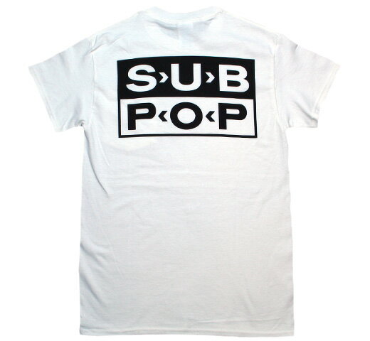 Sub Pop Records / No Comment Tee (White) - サブ ポップ レコーズ Tシャツ