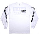 Sub Pop Records / Chest Logo Long Sleeved Tee (White) - サブ ポップ レコーズ ロングスリーブ Tシャツ