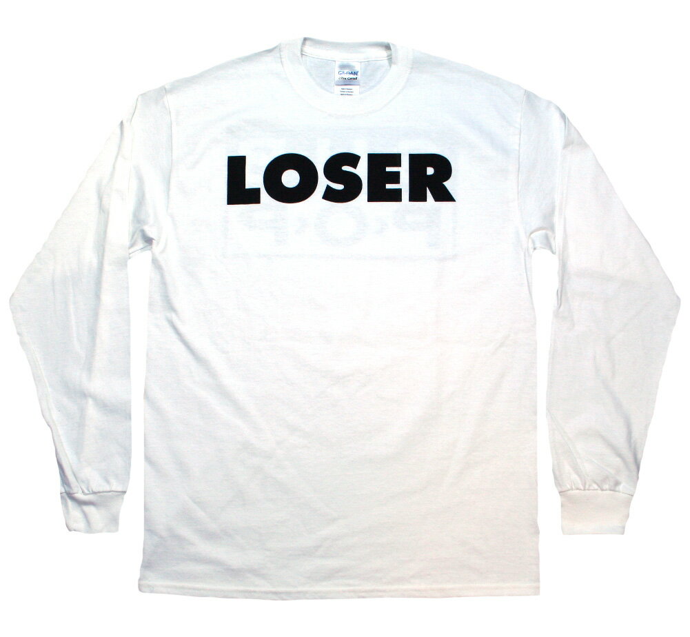 Sub Pop Records / Loser Long Sleeve Tee (White) - Tu |bv R[Y OX[u TVc