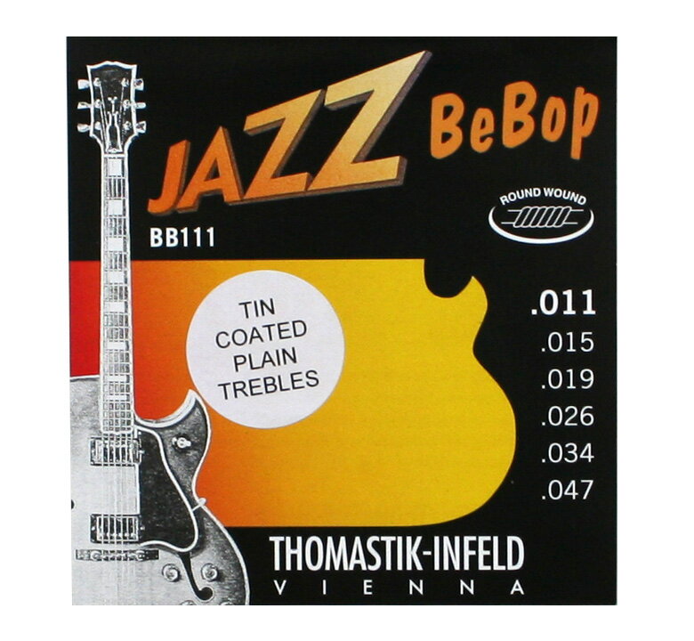  Jazz BeBop BB111T (.011-.047) (Tin Plated) - トマスティック インフェルト ジャズ ギター弦