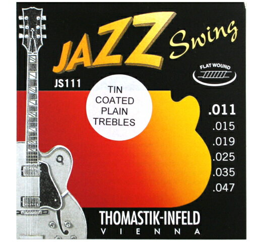  Jazz Swing JS111T (.011-.047) (Tin Plated) - トマスティック インフェルト ジャズ ギター弦