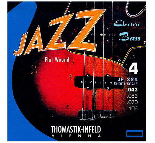 Thomastik-Infeld Jazz Electric Bass JF324 Short Scale 32 (.043-.106) - トマスティック インフェルト ジャズ ベース弦