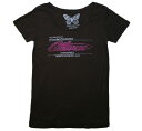 Worn Free Alice Cooper / Cathouse Scoop Neck Tee (Black) (Womens) - ウォーン フリー アリス クーパー Tシャツ