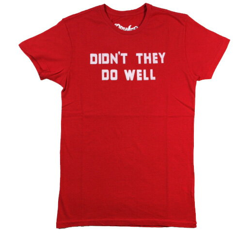  David Gilmour / Didn't They Do Well Tee (Red) -  デヴィッド・ギルモア Tシャツ (ピンク・フロイド)