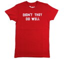 [Worn Free] David Gilmour / Didn't They Do Well Tee (Red) - [EH[Et[] fBbhEMA TVc (sNEtCh)