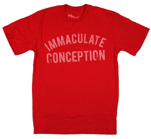  David Johansen / Immaculate Conception Tee (Red) -  デヴィッド・ヨハンセン Tシャツ (ニューヨークドールズ)