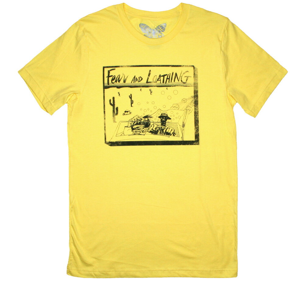 Worn Free Hunter S. Thompson / Fear and Loathing in Las Vegas Tee 2 (Gold) - ウォーン フリー ハンター S トンプソン / ラスベガス★71(ラスベガスをやっつけろ) Tシャツ