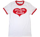 Worn Free Joe Cocker / Atlanta is for Lovers Tee (White / Red Ringer) - ウォーン フリー ジョー コッカー Tシャツ