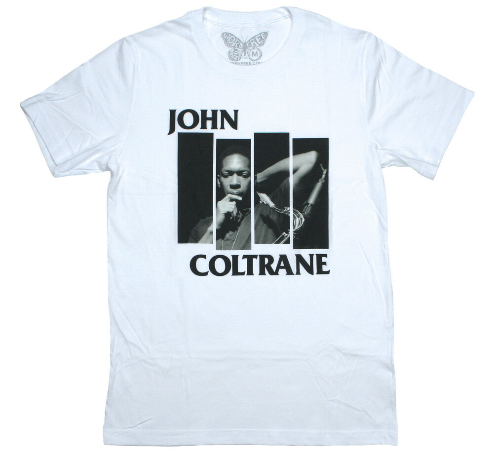 Rakuten - [Worn Free] John Coltrane / Blue Train Tee 2 (White) - [ウォーン・フリー] ジョン・コルトレーン Tシャツ