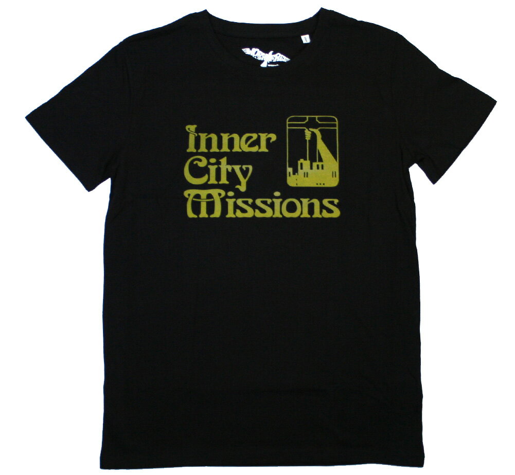  Kurt Cobain / Inner City Missions Tee (Black) -  カート・コバーン Tシャツ (ニルヴァーナ)