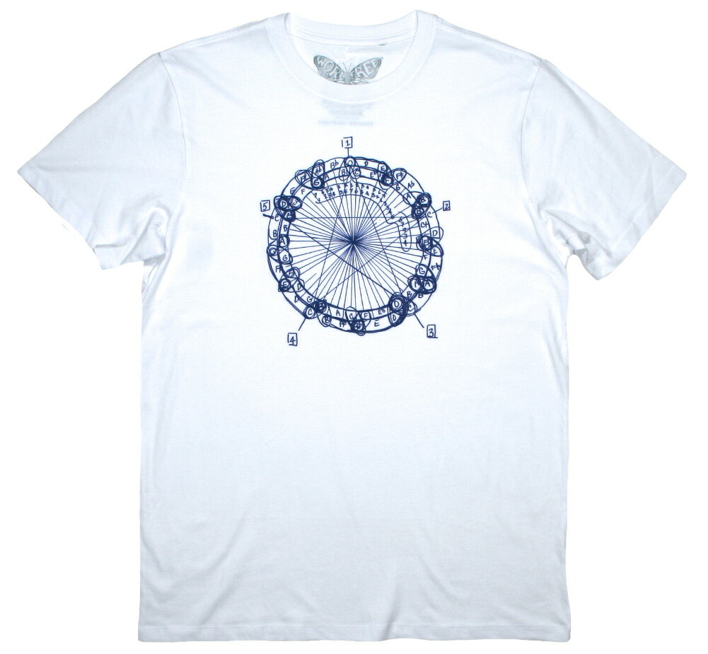 [Worn Free] John Coltrane / Coltrane Circle Tee (White) - [ウォーン・フリー] ジョン・コルトレーン Tシャツ