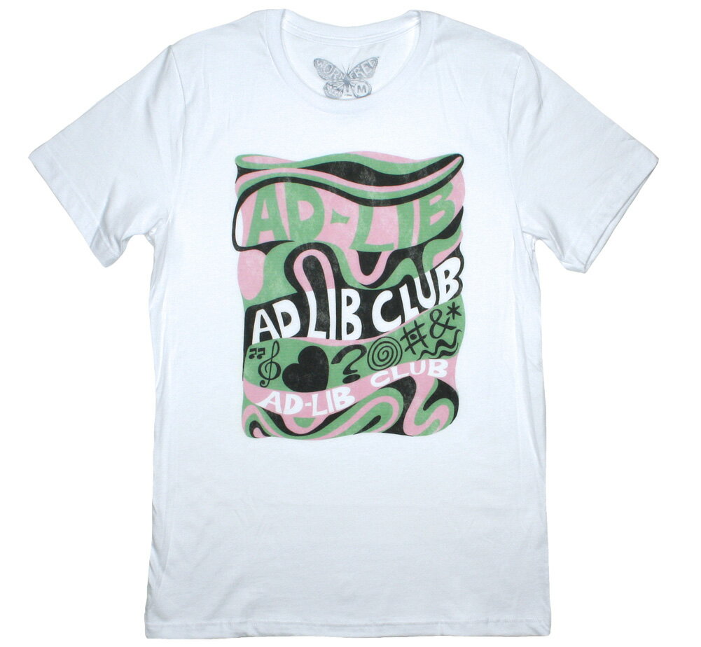 Worn Free John Lennon / Ad Lib Club Tee (White) - ウォーン フリー ジョン レノン Tシャツ