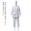 学校 合気道 上下セット コットン キッズ 初級者 厚手 柔道衣 柔道着 柔道着 高校生 中学生 小学生 授業 大人 初心者 空手 武道 練習着 授業用 綿 白...